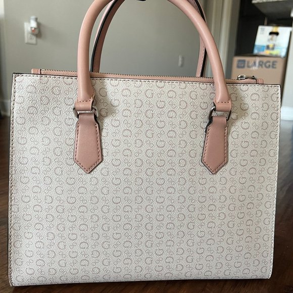 Guess Handbags, Satchel, Light rose and Beige color - Picture 7 of 9